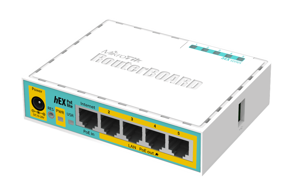 MikroTik hEX PoE lite
