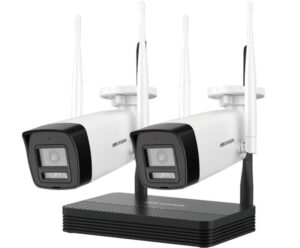 Hikvision 2MP H.265 TWO bullet  WiFi NVS Kit NKS422W0H